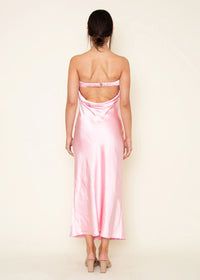 Meyers Strapless Maxi Slip Dress - Pink