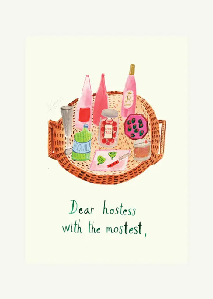 Hostess Mostest Greeting Card