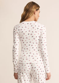 Holly Long Sleeve Top - White