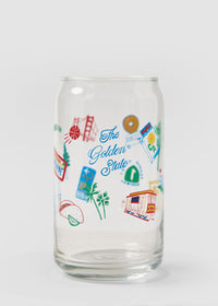 California Icons Can Glass
