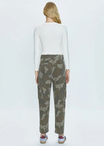 Addie High Rise Cargo Trouser - Camo