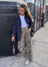 Far Out Patch Pocket High-Rise Wide Leg - Hideaway