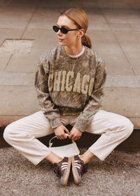 Collegiate Puff Crewneck - Camo