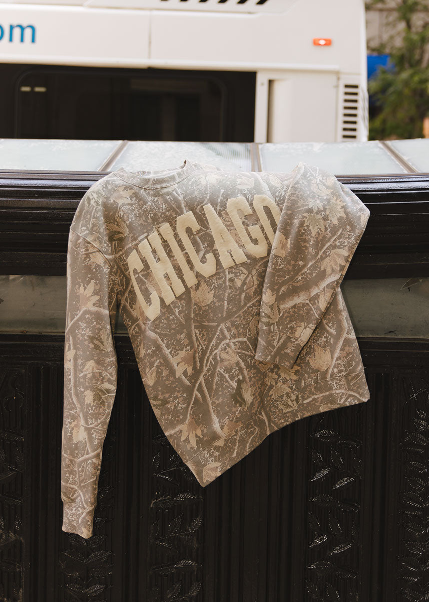 Collegiate Puff Crewneck - Camo