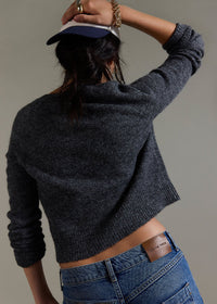 School Girl Cardi - Charcoal Heather