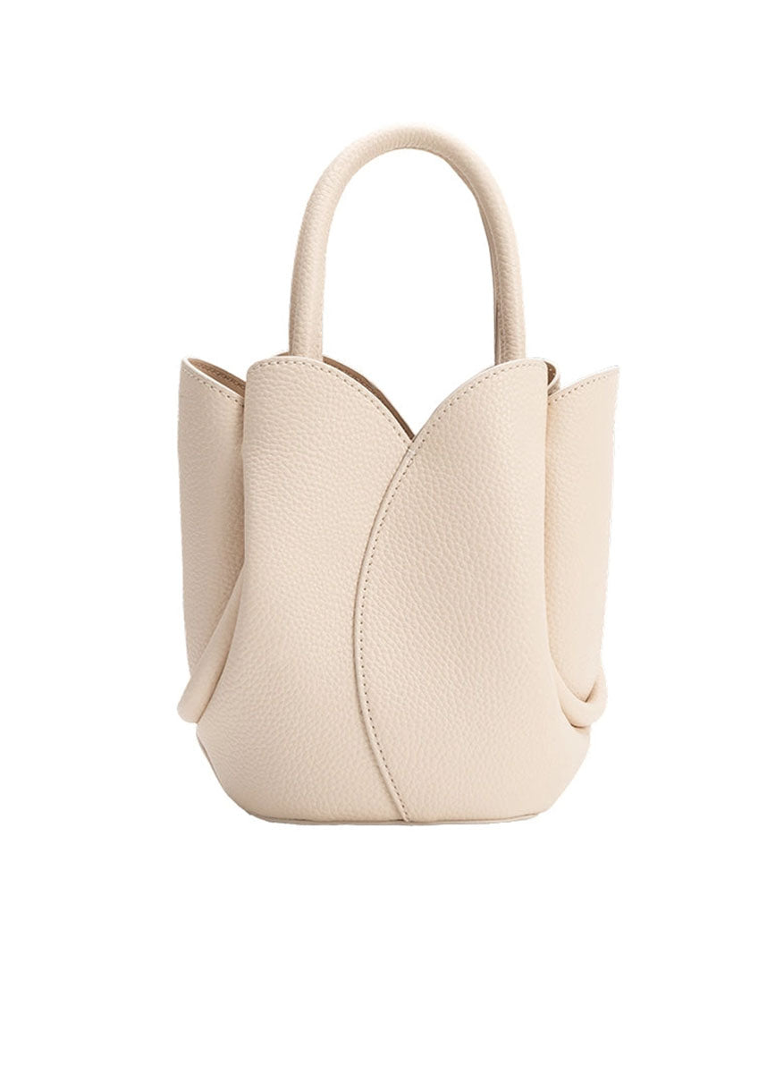 Mini Tulip Handle Bag - Bone