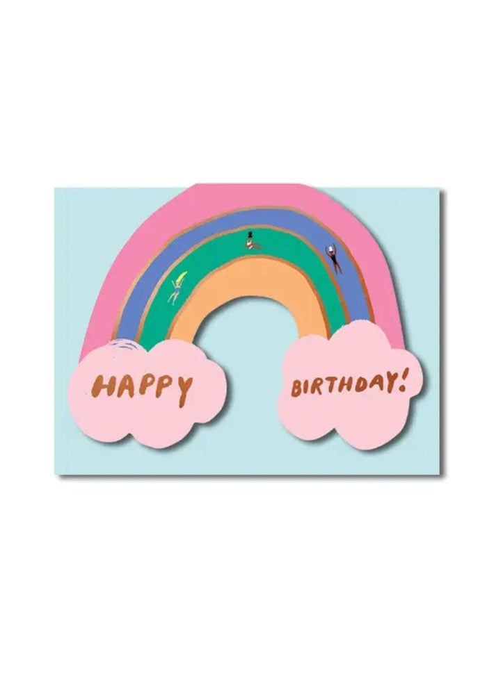 Rainbow Shaped Birthday Card