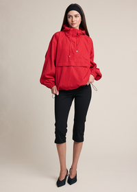 Rai Anorak Pullover Jacket - Red