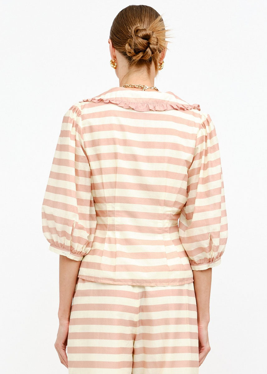 Frankie Striped Top - Pink Multi