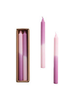Taper Candles (Set of 2) - Pink & Lilac Ombre