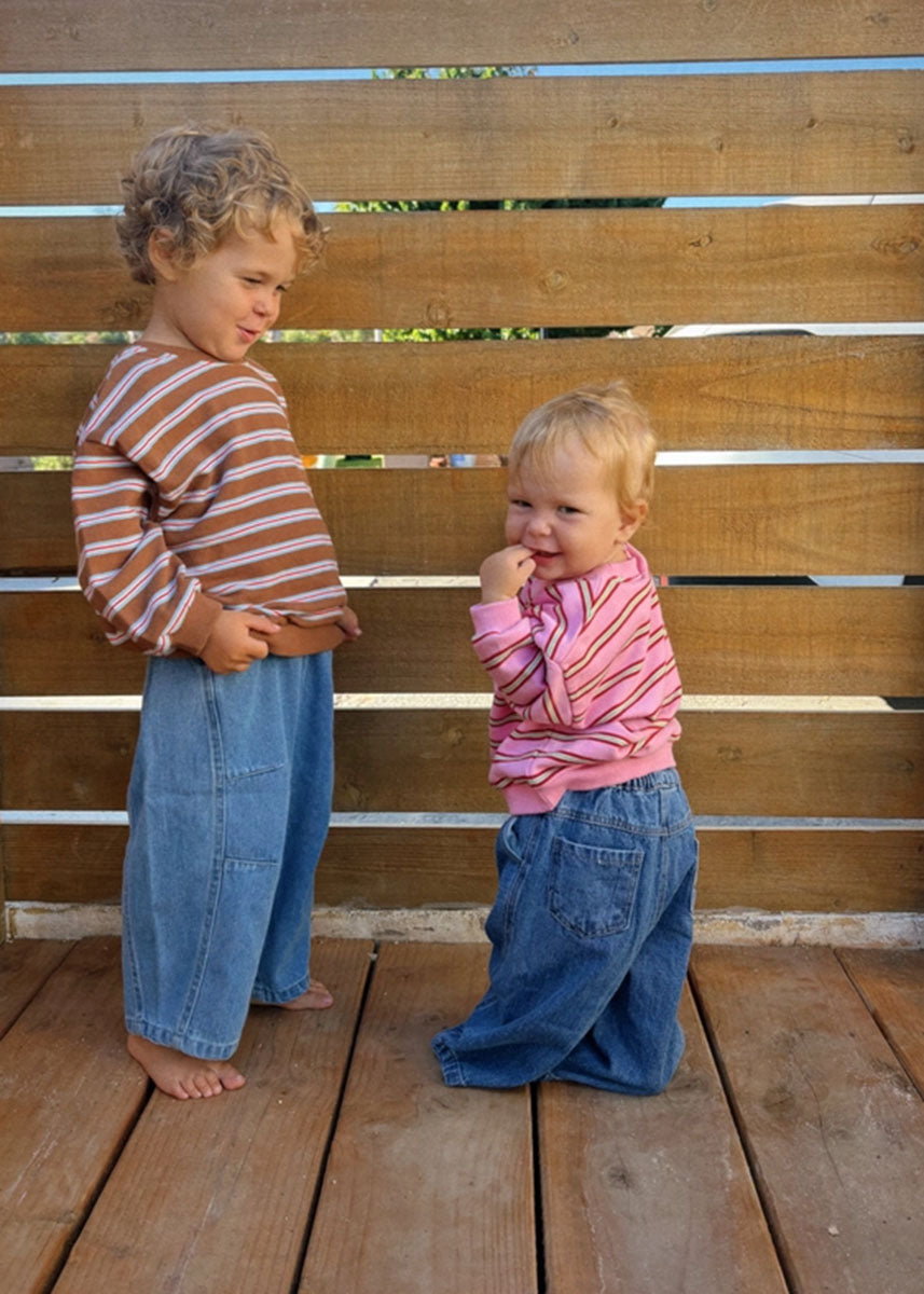 Stripe Pullover - Brown