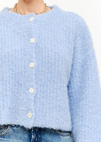 Rachel Oversized Cardigan - Blue
