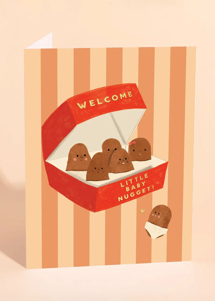 Welcome Lil Nugget Baby Card