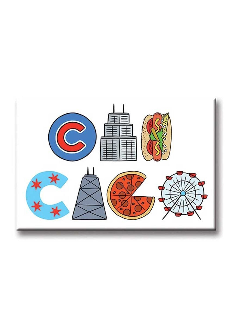 Chicago Icons Magnet