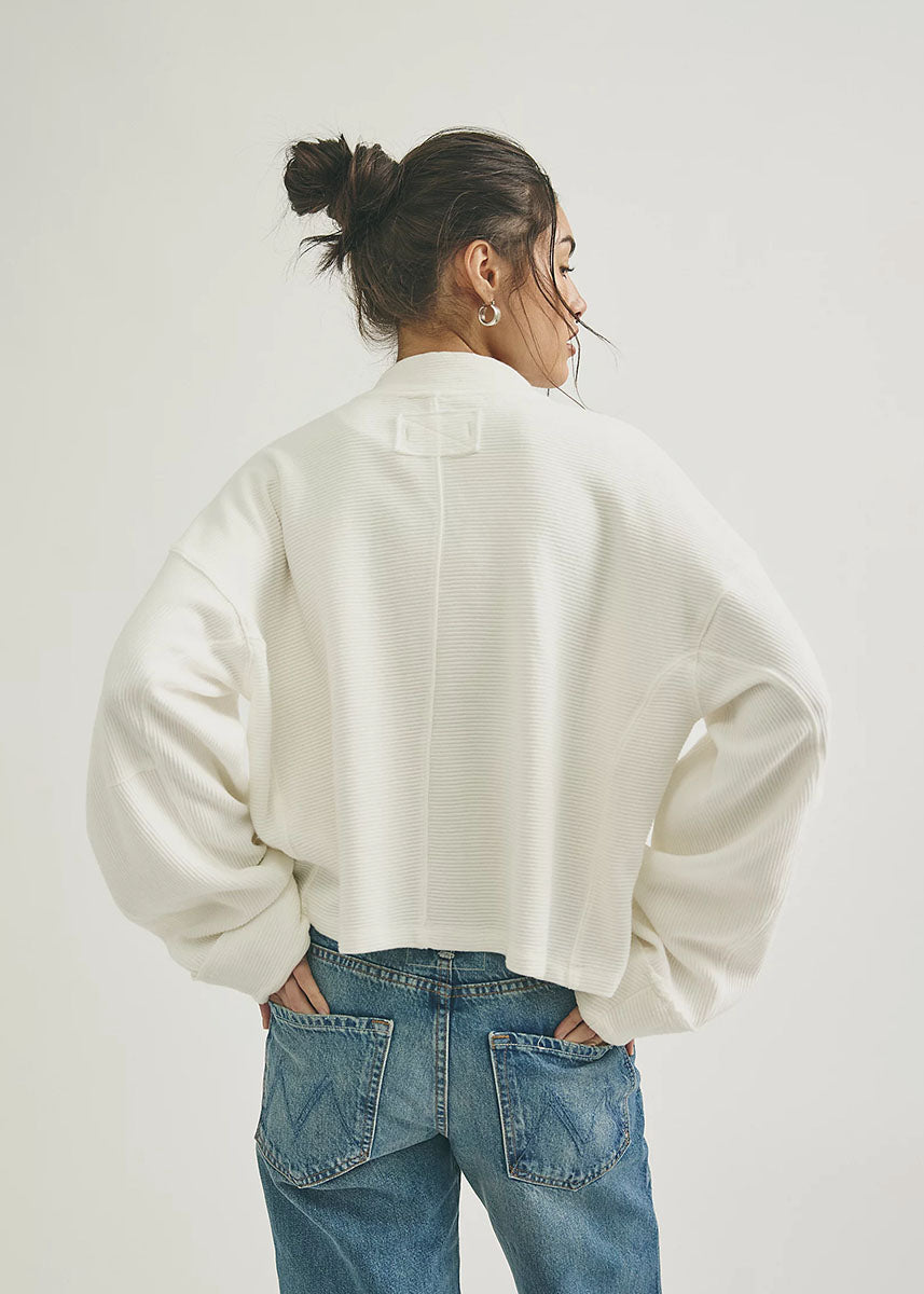 Celeste Quarter Zip - Clean Ivory