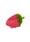 Mini Strawberry Hair Claw - Pink