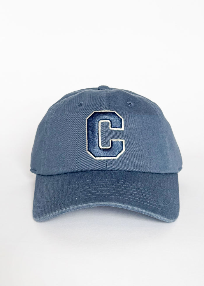C Is For Chicago Dad Hat - Breaker Blue