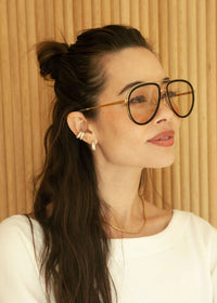 Chantel Pave Hoop Earrings