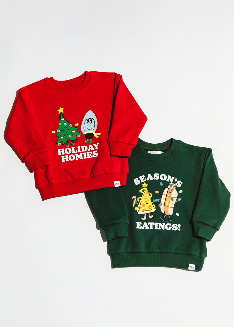 Holiday Homies Crewneck Sweatshirt - Red