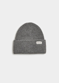 Adult Mad Hatter Ribbed Knit Beanie - Heather Charcoal Grey