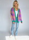 Perfectly Gingham Cardigan - Jade Multi