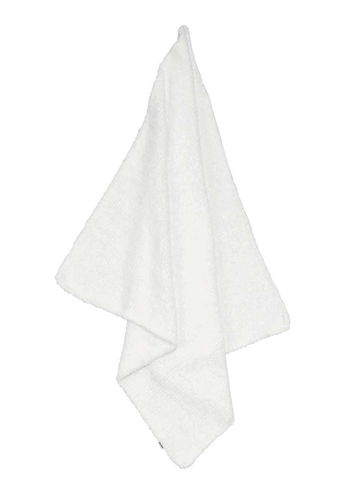 Chenille Blanket - White