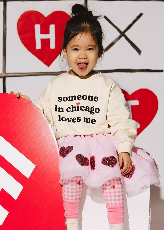 Someone In Chicago Loves Me Oversized Sweatshirt