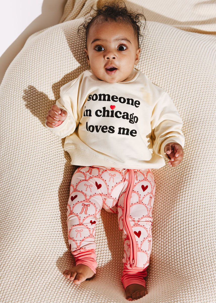 Someone In Chicago Loves Me Oversized Sweatshirt