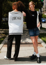 Chi Script Crewneck - Black & White