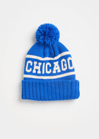 MAD HTR Chicago Pom Beanie - Adult - Cobalt