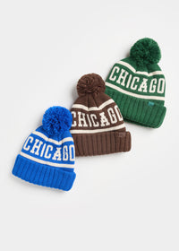 MAD HTR Chicago Pom Beanie - Adult - Cobalt