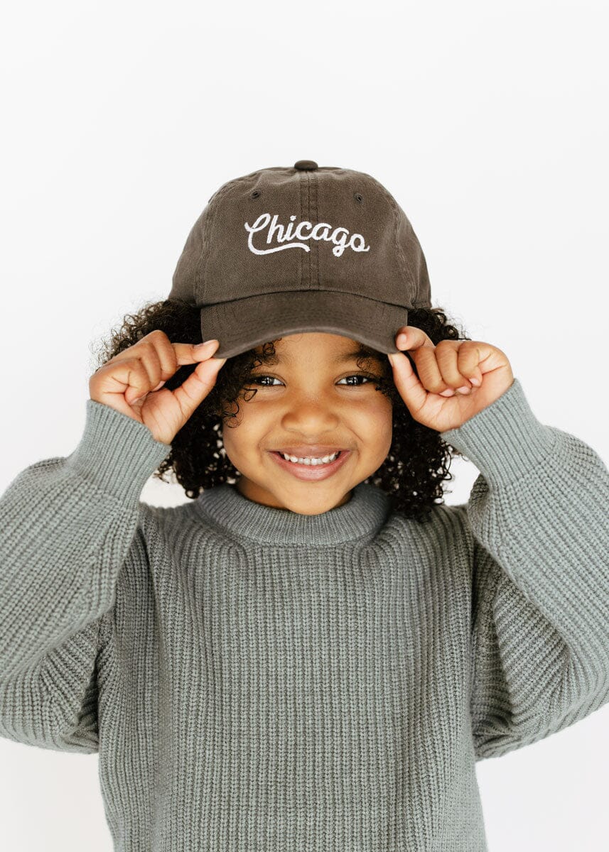 Toddler Chicago Chainstitch Hat - Charcoal