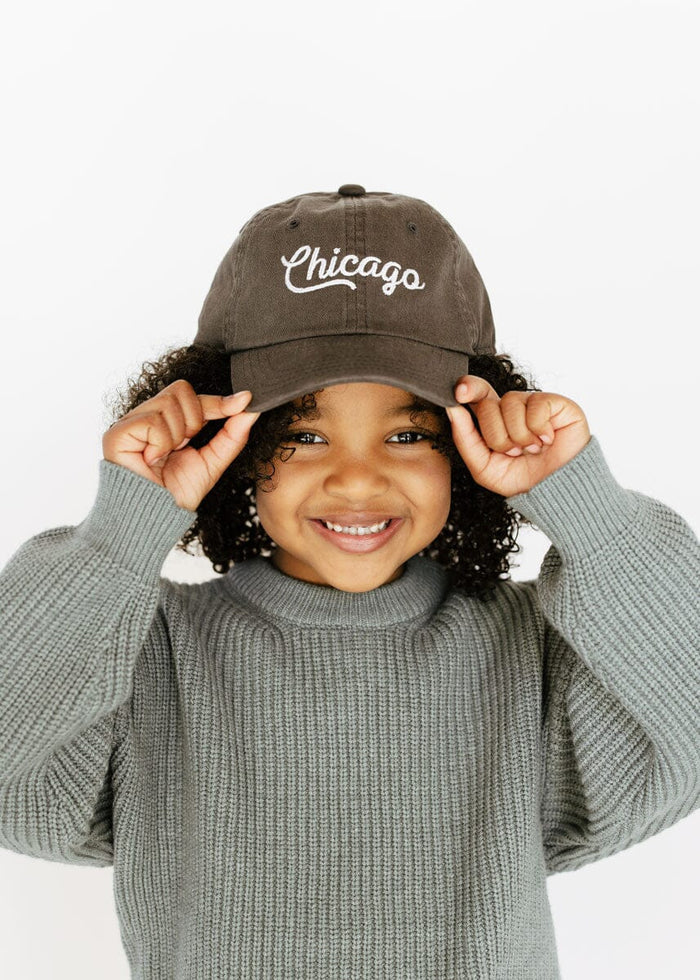 Toddler Chicago Chainstitch Hat - Charcoal