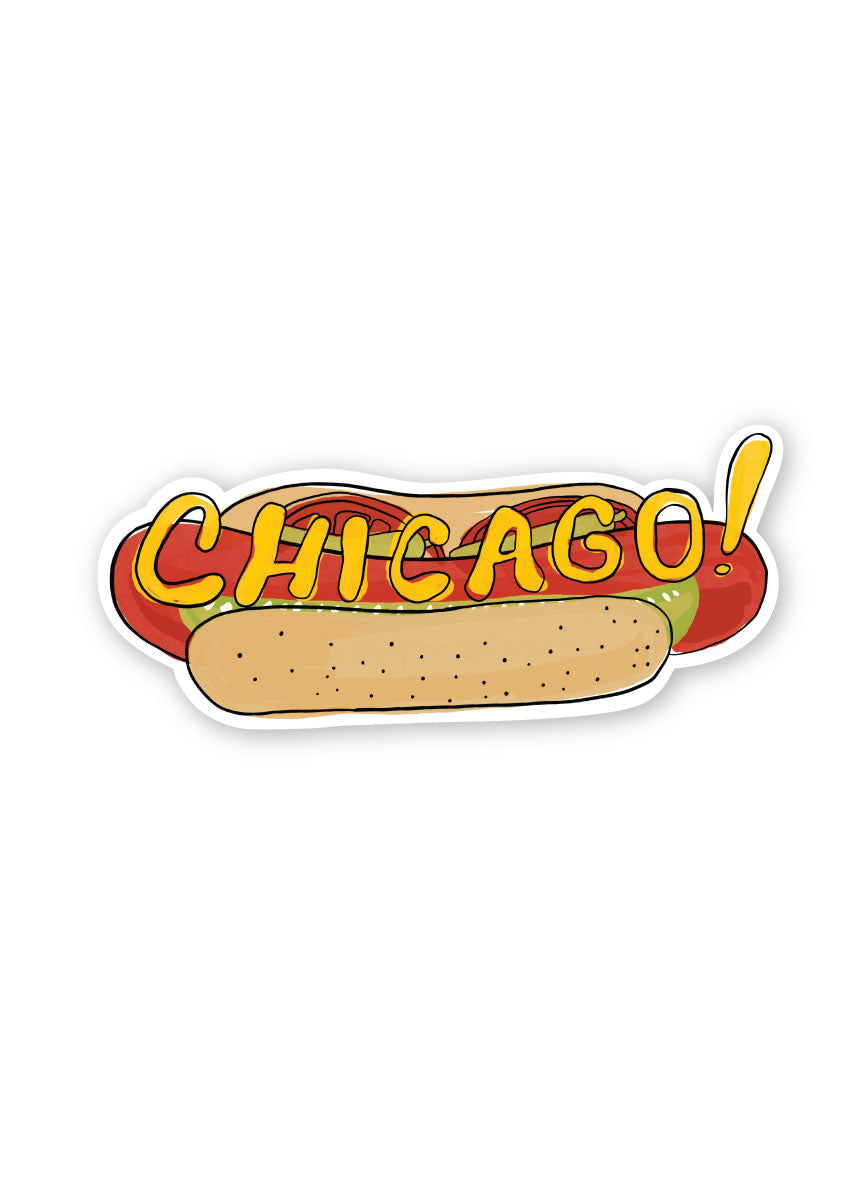 Chicago! Mustard Only Sticker
