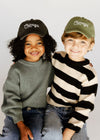 Toddler Chicago Chainstitch Hat - Charcoal