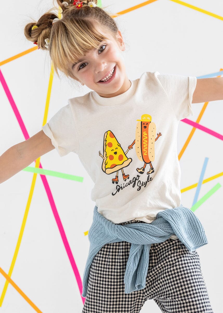 Chicago Style Toddler Tee - Natural