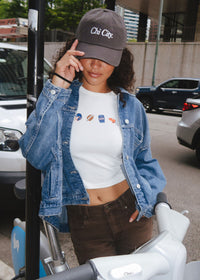 Chi City Dad Hat - Charcoal