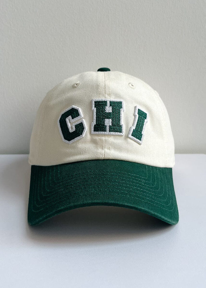 Chi 2-Tone Baseball Cap - Dark Green