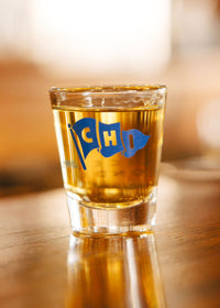 Chi Pennant Shot Glass