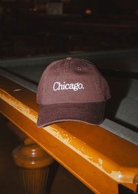 Chicago. Dad Hat - Chocolate