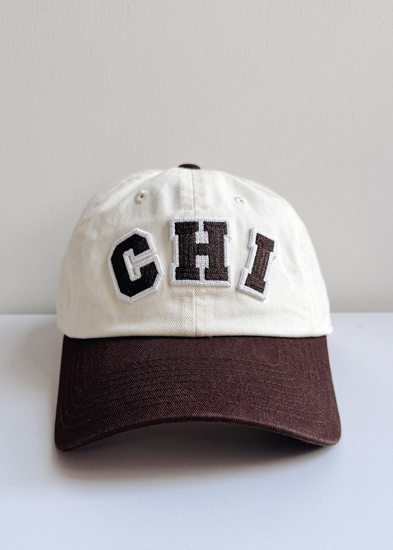 Chi 2-Tone Baseball Cap - Chocolate