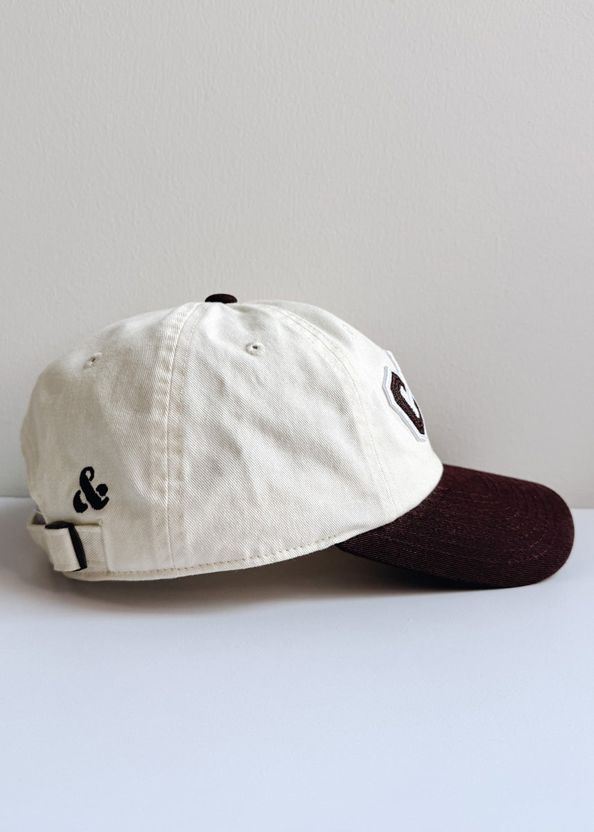 Chi 2-Tone Baseball Cap - Chocolate