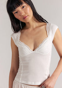 Blush Hour Tee - Clean Ivory