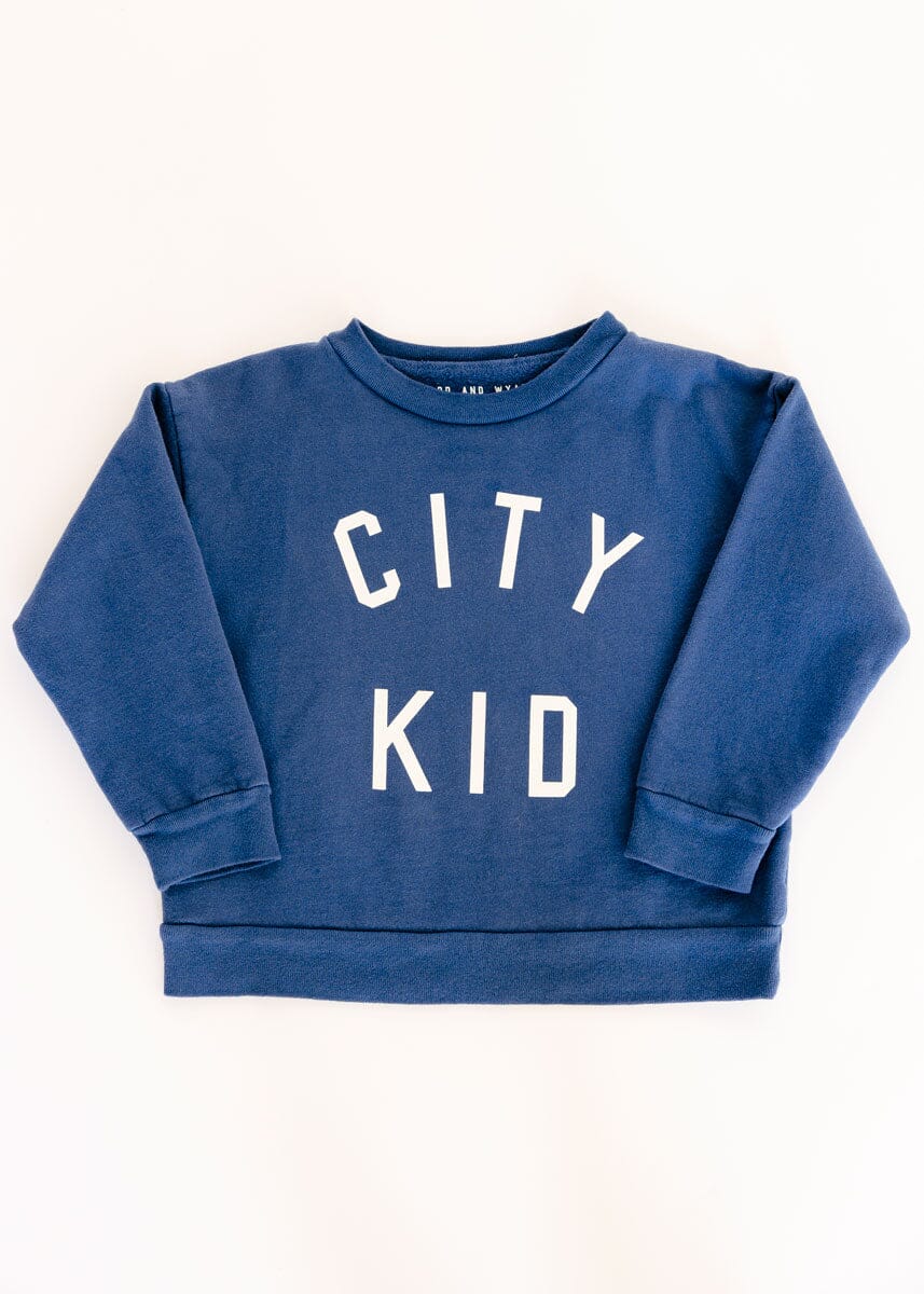 City Kid Crewneck - Blue