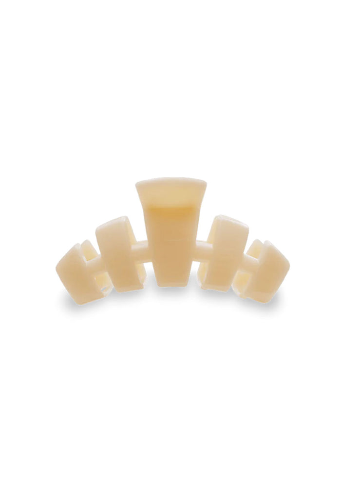 Classic Small Claw Clip - Almond Beige