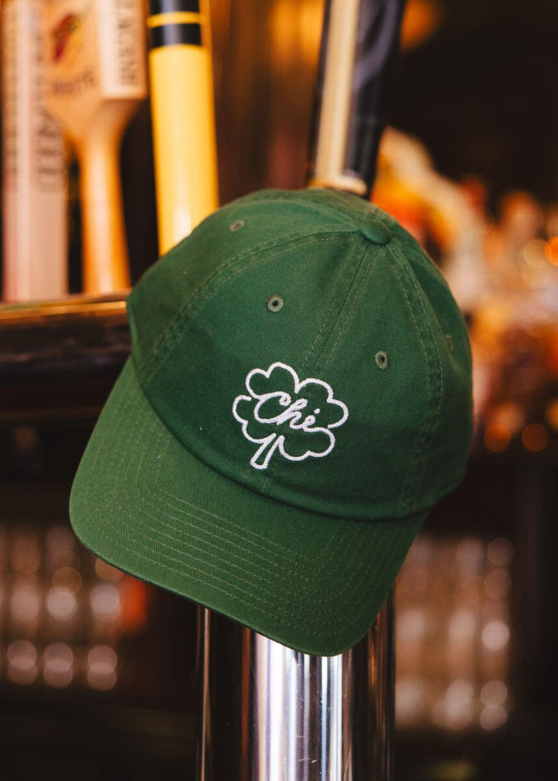 Chi Clover Chainstitch Hat - Emerald Green – Alice & Wonder display picture 2
