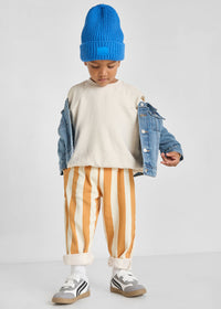 Toddler Mad Hatter Ribbed Knit Beanie - Cobalt
