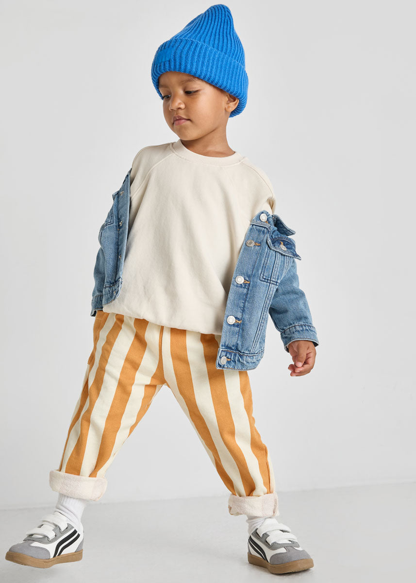 Toddler Mad Hatter Ribbed Knit Beanie - Cobalt