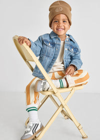 Toddler Mad Hatter Smiley Cuff Beanie - Cocoa