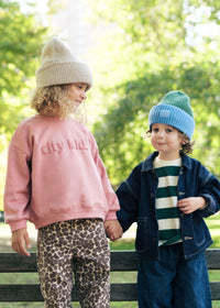MAD HTR Two-Tone Beanie - Toddler - Green & Blue